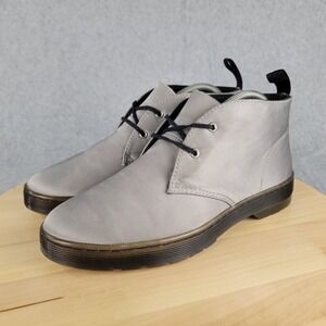 Dr Doc Martens‎ Women's Daytona Boots US 8 Silver Nylon Lace Up Chukka Bootie